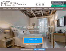 Tablet Screenshot of hotelfortezza.com